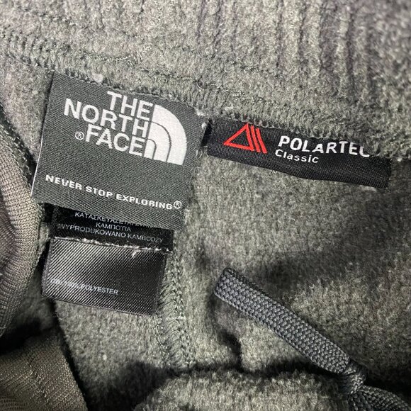 The North Face Polartec Fleece Sweatpants Men's Small Gray Pants Joggers - Picture 8 of 14